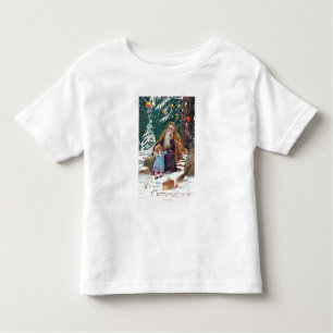 T-shirt Pour Les Tous Petits Noël de père de temps de Noël heureux avec