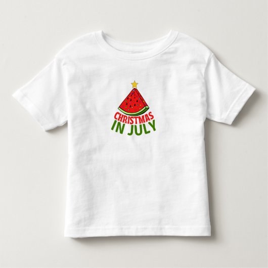 T-SHIRT POUR LES TOUS PETITS NOËL EN JUILLET (Devant)