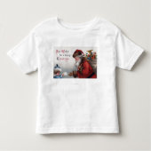 T-shirt Pour Les Tous Petits Noël GreetingSanta recevant la lettre (Devant)