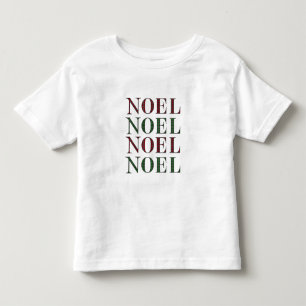 T-shirt Pour Les Tous Petits Noël Noel Rouge & Vert Plaid Motif Vacances