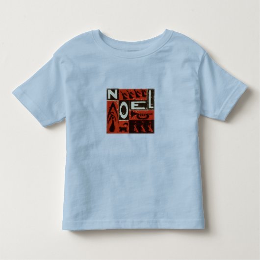 T-shirt Pour Les Tous Petits Noel Rouge (Devant)