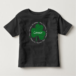 T-shirt Pour Les Tous Petits Nom de coutume du jour de St Patrick heureux