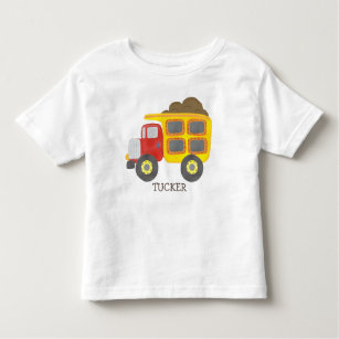 T-shirt Pour Les Tous Petits Nom du camion de pompage de construction