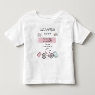 T-shirt Pour Les Tous Petits Nom du diplôme d'études préscolaires Année Éco