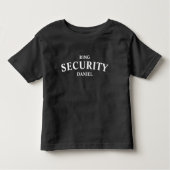 T-shirt Pour Les Tous Petits Nom du porteur de l'anneau de sécurité (Devant)