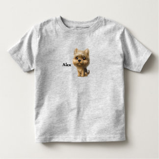 T-shirt Pour Les Tous Petits Nom personnalisé de Yorkie Puppy