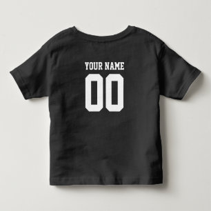 T-shirt Pour Les Tous Petits Nom personnalisé Numéro Filles Football Jersey Shi
