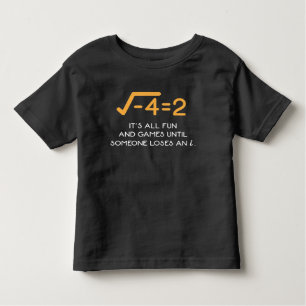 T-shirt Pour Les Tous Petits Nombre imaginaire Mathématicien Funny Math Nerd