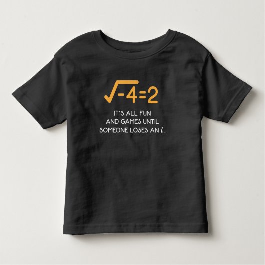 T-shirt Pour Les Tous Petits Nombre imaginaire Mathématicien Funny Math Nerd (Devant)