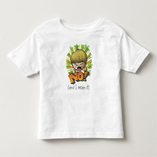 T-SHIRT POUR LES TOUS PETITS NON ! (Devant)