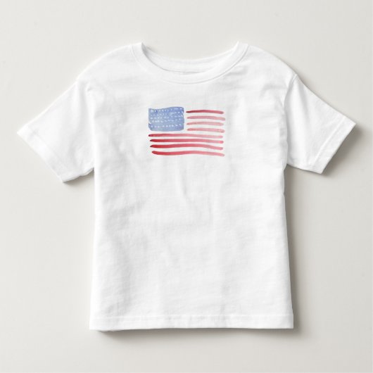T-shirt Pour Les Tous Petits Notre drapeau américain (Devant)