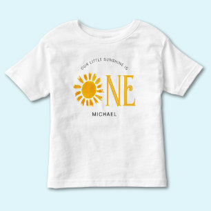 T-shirt Pour Les Tous Petits Notre Petit Soleil a 1 an