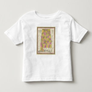 T-shirt Pour Les Tous Petits Nouvelle carte de l'Alabama