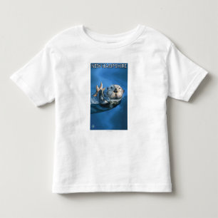 T-shirt Pour Les Tous Petits Nouvelle scène de loutre de HampshireSea