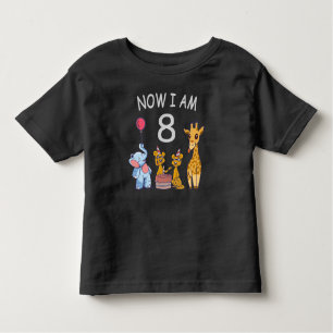 T-shirt Pour Les Tous Petits Now I, 8 ans d'âge huit