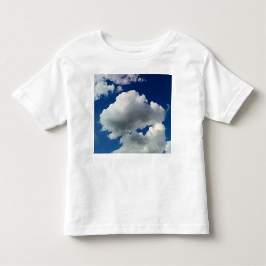 T-shirt Pour Les Tous Petits Nuages blancs doux (Devant)