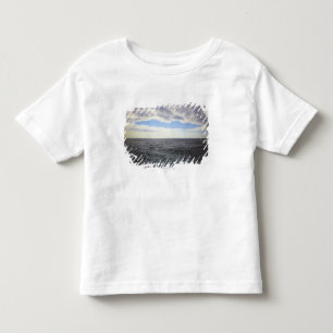 T-shirt Pour Les Tous Petits Nuages circulaires au-dessus de l'Océan Atlantiqu