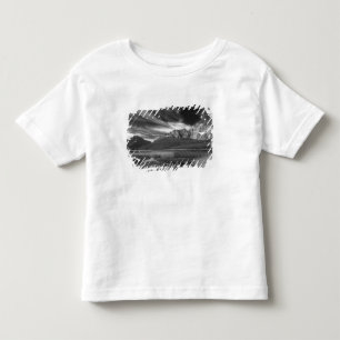 T-shirt Pour Les Tous Petits Nuages cirrus au-dessus du lac Waterfowl, Banff
