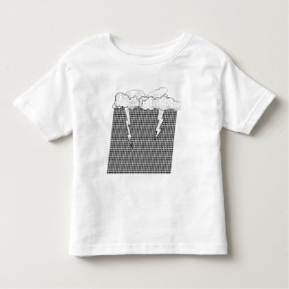 T-shirt Pour Les Tous Petits Nuageux, avec une possibilité de pied-de-poule