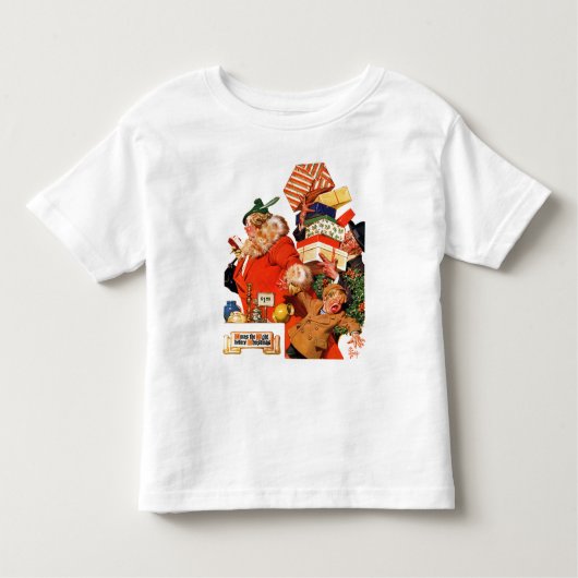 T-shirt Pour Les Tous Petits Nuit avant Noël (Devant)