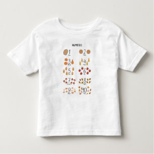T-shirt Pour Les Tous Petits Numéros 1 - 10 en automne esthétique