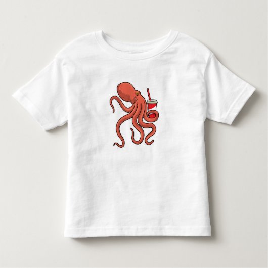 T-shirt Pour Les Tous Petits Octopus (Devant)