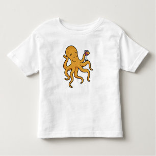 T-shirt Pour Les Tous Petits Octopus avec verre de jus