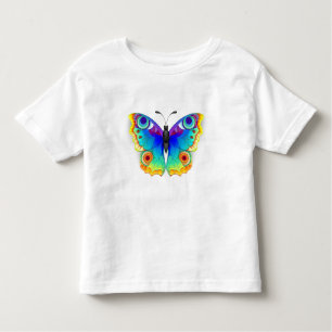 T-shirt Pour Les Tous Petits Oeil de paon arc-en-ciel