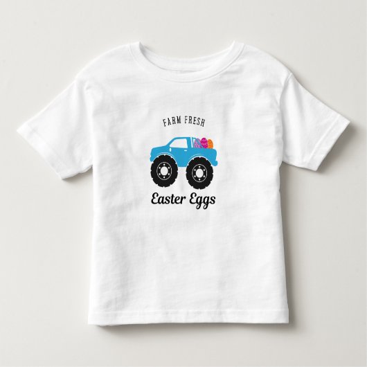 T-shirt Pour Les Tous Petits OEuf frais de la ferme (Devant)