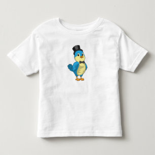 T-shirt Pour Les Tous Petits Oiseau comme marié avec ruban