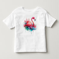 Oiseau flamant rose sublimation