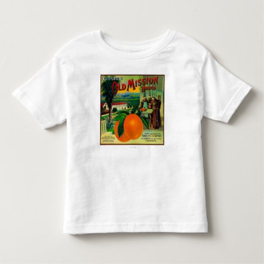 T-shirt Pour Les Tous Petits Old Mission Orange Label Fullerton, CA (Devant)