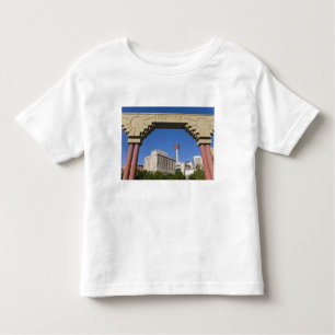 T-shirt Pour Les Tous Petits Olympic Plaza et Calgary Tower, Alberta, Canada