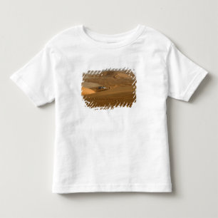 T-shirt Pour Les Tous Petits Oman, désert Rub Al Khali, roulant sur les dunes