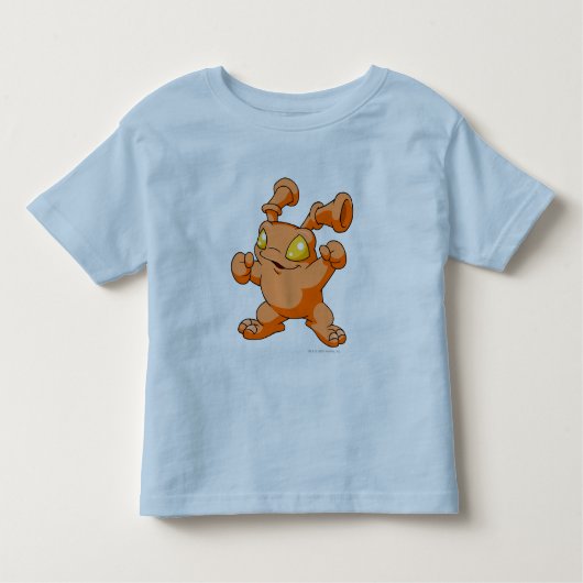 T-shirt Pour Les Tous Petits Orange de Grundo (Devant)