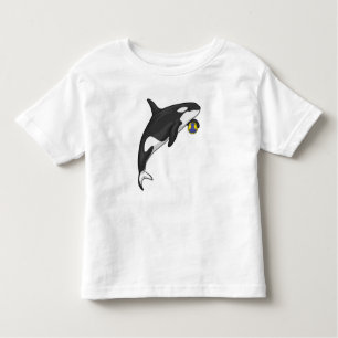 T-shirt Pour Les Tous Petits Orca Handball player Handball