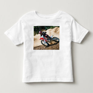 T-shirt Pour Les Tous Petits oreiller de jet de pilote de motocross