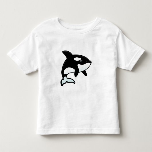 T-shirt Pour Les Tous Petits Orque/épaulard mignons (Devant)