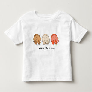 T-shirt Pour Les Tous Petits Orteils éléphants