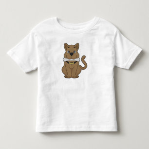 T-shirt Pour Les Tous Petits Os de chien