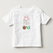 T-shirt Pour Les Tous Petits Our Little Meatball is One First Birthday Party  (Devant)