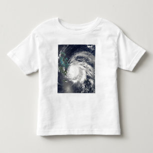 T-shirt Pour Les Tous Petits Ouragan Ike au-dessus du Cuba, Hispaniola