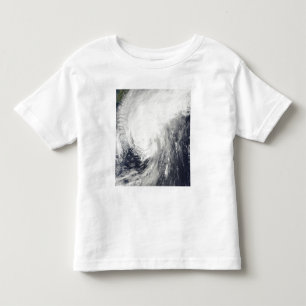 T-shirt Pour Les Tous Petits Ouragan Melor approchant le Japon