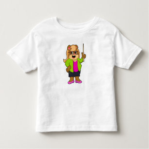 T-shirt Pour Les Tous Petits Ours comme enseignant avec lunettes