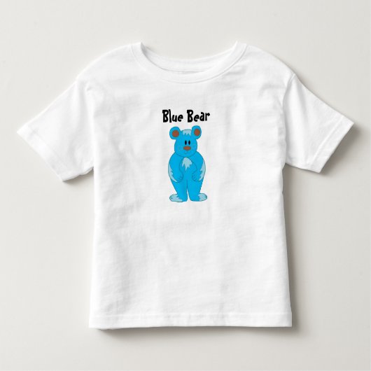T-shirt Pour Les Tous Petits Ours de dessin (Devant)