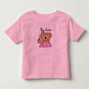 T-shirt Pour Les Tous Petits Ours de nounours mignon de grande soeur dans le