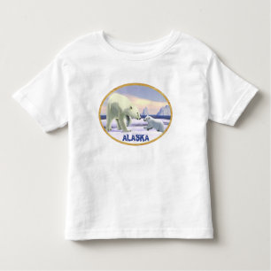 T-shirt Pour Les Tous Petits Ours Polaire - Mama Nez Meilleur