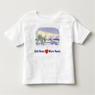 T-shirt Pour Les Tous Petits Ours Polaire - Mama Nez Meilleur