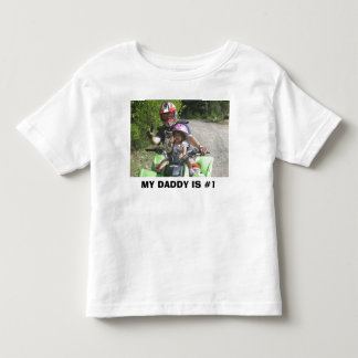 T-SHIRT POUR LES TOUS PETITS P5260122, MON PAPA EST #1