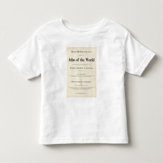 T-shirt Pour Les Tous Petits Page titre d'atlas répertorié (Devant)